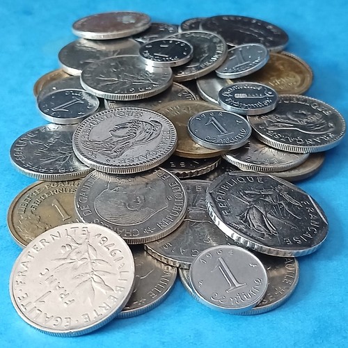 Lot pièces de monnaie - lot, 42