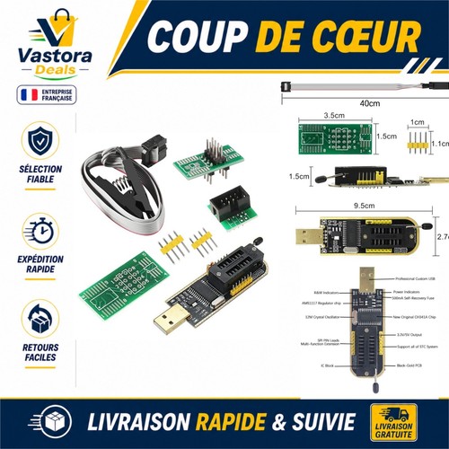 Ch341a programmateur usb - ch341a,