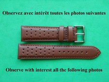 22 mm SOLIDE BRACELET MARRON