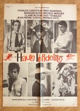 HAUTE INFIDELITE Charles Aznavour affiche cinema originale 80x60 cm '63