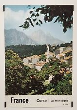 Machatchek France - Corse 1964 Affiche Originale Tourisme Montagne