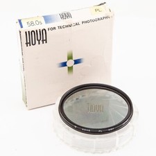 Hoya linear polariser filter 58mm / filtre polarisant