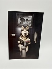 Affiche Humoristique Husky