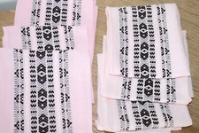 6 ANCIENNES SERVIETTES DE