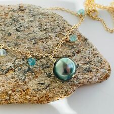 collier gold filled perle