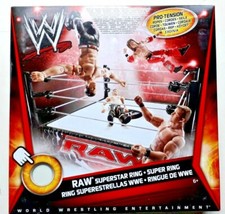 WWE RAW SUPERSTAR RING - PRO TENSION CORDES - MATTEL 2010