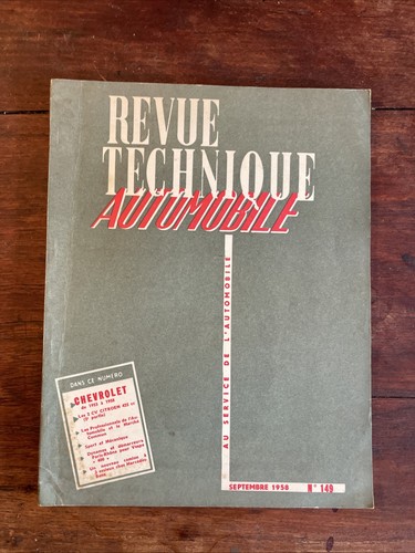 Revue technique automobile - revue,