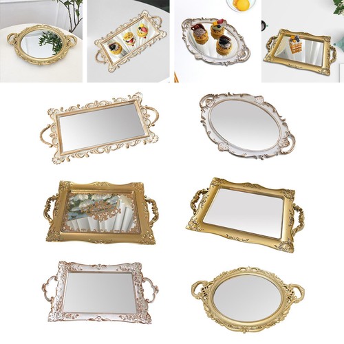 Plateau décoratif miroir