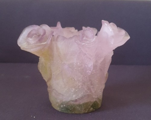Daum très joli vase en - très,