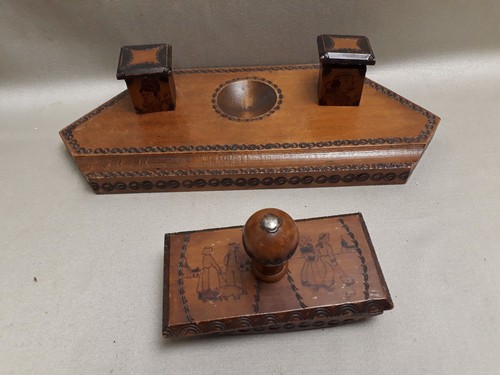 Ancien encrier breton - ancien,