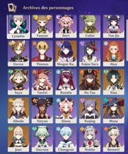 compte Genshin impact eu AR 56, 7 5*, 62 constellations