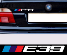 LOGO E39 POUR BMW MOTORSPORT SPORT RACING BLANC 18cm AUTOCOLLANT STICKER BA244B