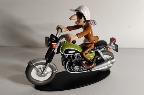 Figurine moto résine joe - moto, en