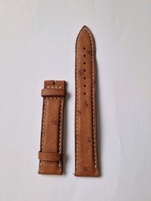 Bracelet de montre Jarger Lecoultre 17mm Cuir d'Autruche  17x16mm Jaeger Strap