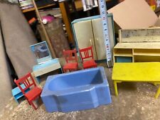 ANCIEN LOT MEUBLE TABLE BUREAU