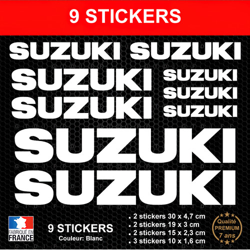 Stickers suzuki blanc - suzuki,