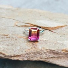 Bague à quartz double