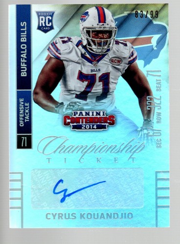 2014 panini contenders - panini,