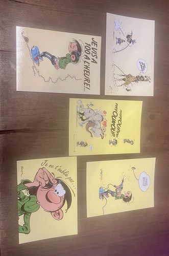 Lot cartes gaston lagaffe - gaston,