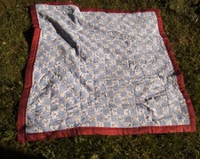 Plaid, couverture dessus coton