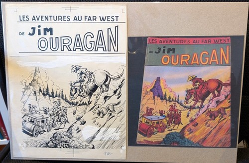 Superbe planche original - original, de