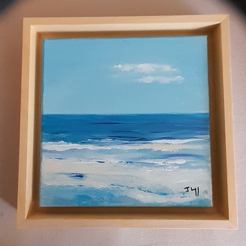 Tableau peinture marine bord - tableau,