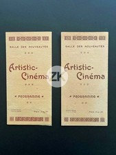 ARTISTIC CINEMA Movie Theatre Orléans Pathé Gaumont Max Linder... 2 Progrs 1920