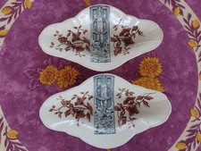 2 Raviers Terre de Fer Faience