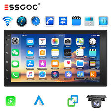 7'' 2 DIN Android 13 4+64G Autoradio Carplay GPS Navi WiFi RDS Bluetooth +Caméra