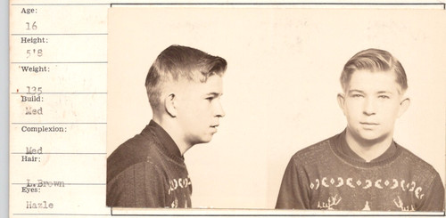 Mugshot year old juvenile - year,