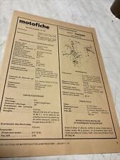 Vespa Piaggio bravo cyclo Fiche technique caractéristiques moto motofiche