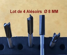 Lot de 4 Alésoirs,Diam 8,Max 23000 Tour-Minute,Marque LEMAN,Queue de 6 mm,,NEUF