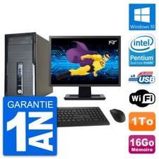 PC Tour HP 400 G1 Ecran 19"