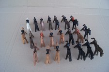 playmobil western vintage : chevaux pour cow boys, nordistes, sudistes