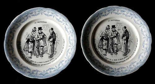 Assiettes parlantes et - parlantes,