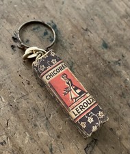 ANCIEN PORTE CLE PUBLICITAIRE CHICORÉE LEROUX COLLECTION