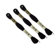 DMC 310 Lot De 3 Échevettes