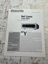 STEREOPHILE BEL CANTO e.One