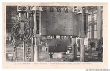 CAR-AECP17-0803-71 - LE CREUSOT - Presse hydraulique a forger - Puissance 2000