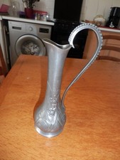 AIGUIERE / SOLIFLORE EN ETAIN 95% DECOR BRIN DE MUGUET