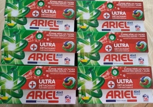 156 doses ariel pods ultra - 156, d