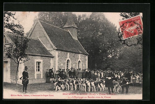 Cpa beaumont roger chasse - cpa,