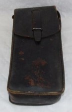 Porte-chargeurs en cuir noir