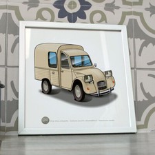 Poster citroën 2cv