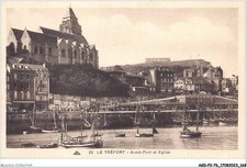 AGDP2-76-0175 - LE TREPORT - avant-port et église
