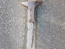 Ancienne bigorne enclume battre fer forgé outil métier forgeron ferblantier 