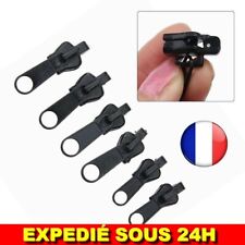 ✅ 6 PCS Fermeture Eclair 3 Tailles Universel Instantané Réparation Remplacement