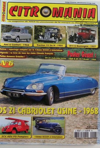 Revue citroen citromania 6 - ,