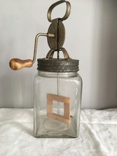 BARATTE à BEURRE EN VERRE