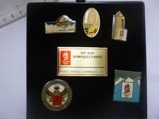coffret 6 pin's jeux Olympiques d'Alberville 1992